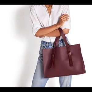 Rachel Zoe Burgundy Tote Bag NWT